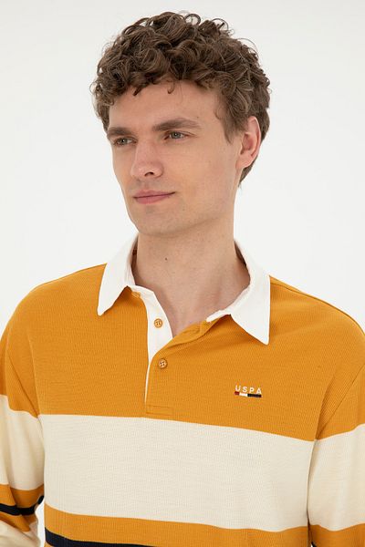 U.S. Polo Assn. Men's Mustard Sweatshirt 50270837 -Vr072