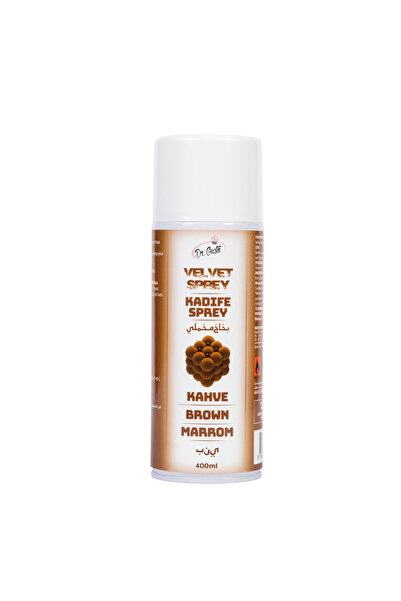 Dr. Gusto Velvet Kadife Sprey Gıda Boyası 400 ML Kahve