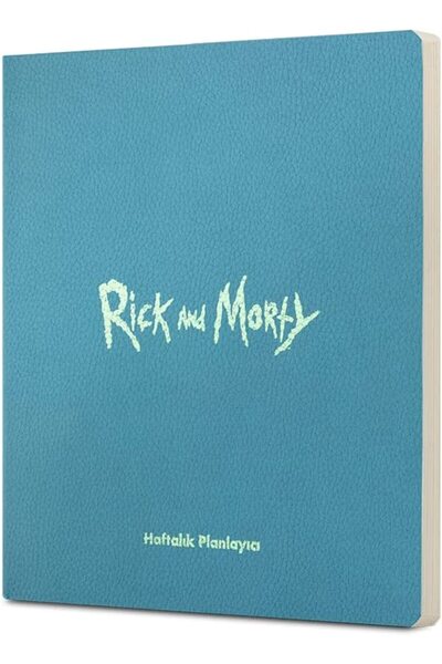 Mabbels Rick And Morty 15x17cm Tarihsiz Ajanda Turkuaz