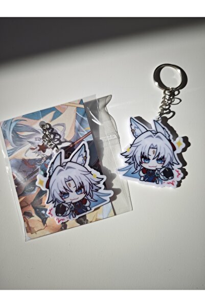 Yenaplanner حقيبة زينة/سلسلة مفاتيح من Honkai Star Rail Feixiao (قطعة واحدة)