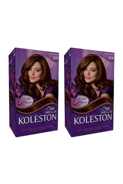Wella Koleston Kit Saç Boyası 5/4 Açık Kestane x 2 Adet