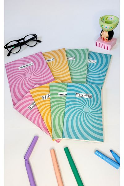 Fly Notes 64 Pages 8-Point School Notebook - Bullet Journal, 13X20 cm and 10X15 cm Dotted Series