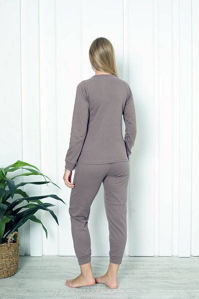 Wordex Дамски пижамен комплект Fwn 4006 Interlock Winter Cloud Patterned