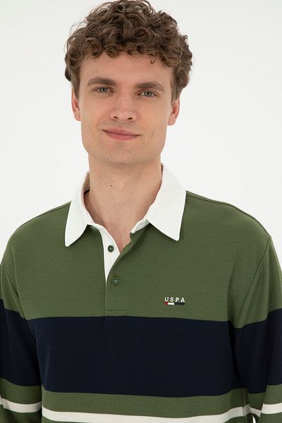 U.S. Polo Assn. Men's Green Sweatshirt 50270837 -Vr054