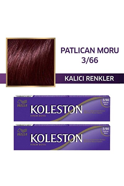 Wella Koleston Tüp Saç Boyası 3/66 Patlıcan Moru