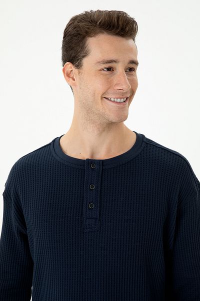 U.S. Polo Assn. Мъжки тъмносин суитшърт 50270875-VR033
