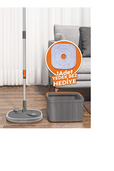 teknonisa Temiz & Kirli Suyu Ayırma Özelliği Otomatik Temizlik Seti Mop Paspa...