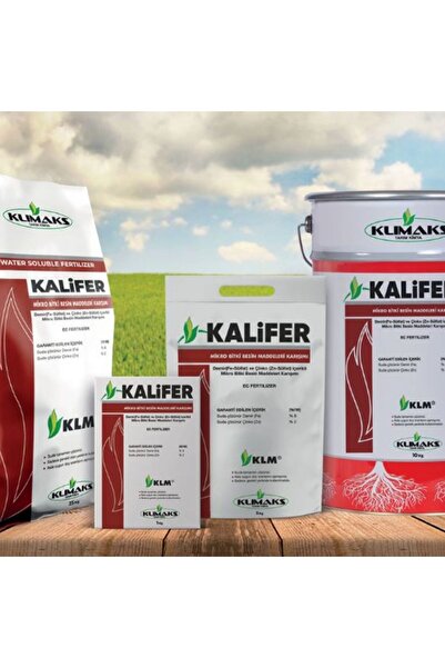 KLİMAKS Suda Eriyen Demir Şelatı-eddha Kalifer 5 Kg %8-çinko %2 Meyve Ağaçlar...