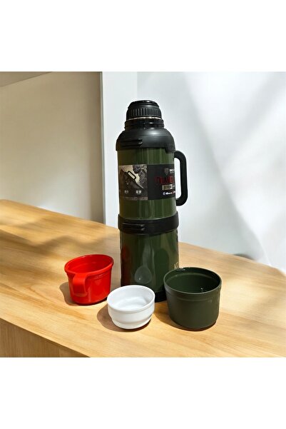 BAUHERR CAR 4 litre 1 adet 48 saat sıcak soğuk dağcı termos paslanmaz çelik