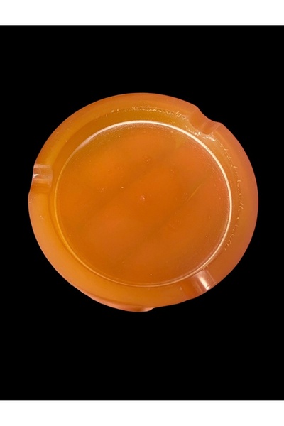 Trikala مادة قديمة من العنبر الناري المضغوط - طبق رمادي قابل للتجميع