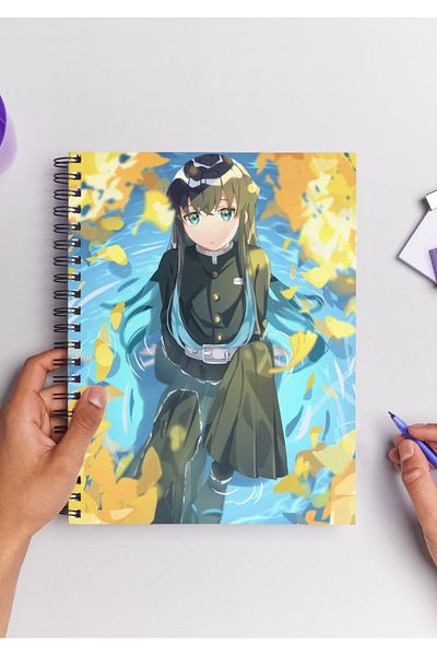 Home Demon Slayer Muichiro Spiral Notebook A5 (50 Sheets)