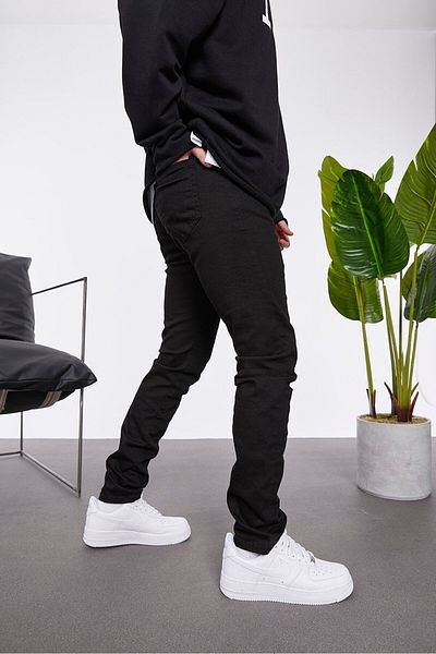NOMARC 3828 Slim Fit Μαύρα Τζιν