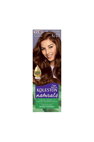 Wella Koleston Saç Boyası Naturals 5/37 Orta Kestane