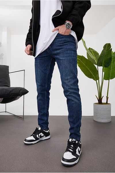 NOMARC Blc Slim Σκούρο Μπλε Τζιν