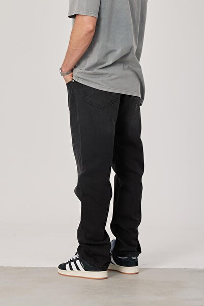 NOMARC 16398 Detailed Anthracite Baggy Jean