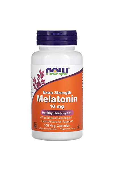 Now Foods, Extra Melatonin, 10 mg, 100 Veg Capsules usa vers.345