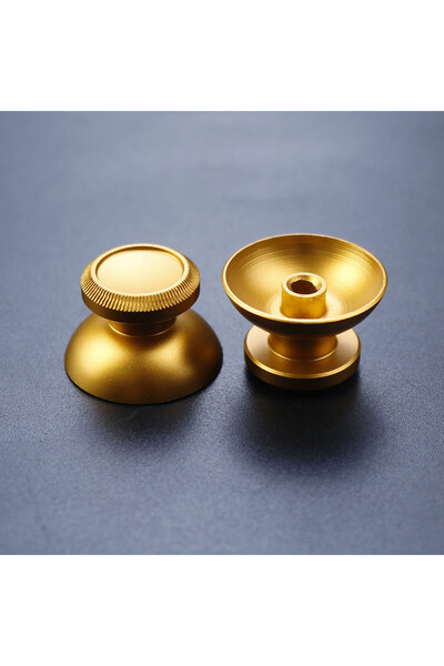 Choice Gold JCD 2pcs Aluminum Metal 3D Analog Joystick Thumb Stick Grip Cap R...