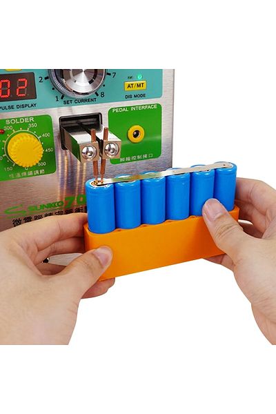 Choice 18650 Battery Pack Fixture For Spot Welder SingleRow Double Sided Spot Welding Plastic Fixed Fixt...
