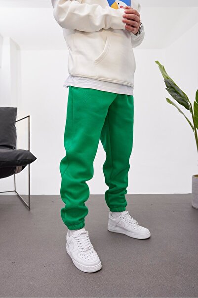 NOMARC Ανδρικό πράσινο παντελόνι με λεπτομέρεια από κορδόνι