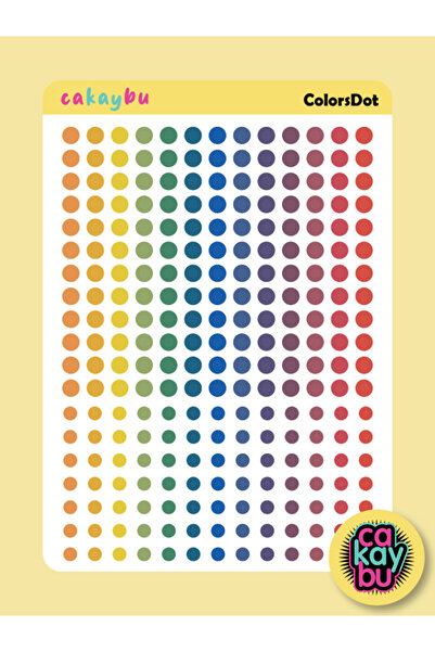 cakaybu ColorDots A4 1 foaie