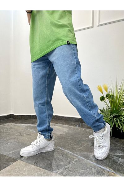 NOMARC Ice Blue Jean με αλυσίδα για πόδια Barcode