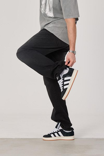 NOMARC 16398 Λεπτομερής Anthracite Baggy Jean