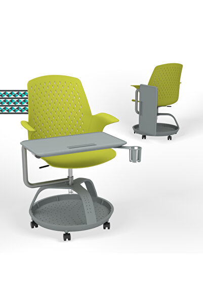 KARR OFFICE Sona 360 Yazı Tablalı Mobil Eğitim Sandalyesi