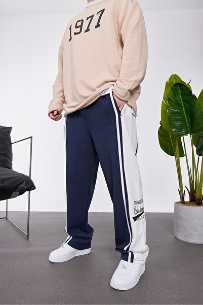 NOMARC Fromchink 26 Bol Kalıp Navy Blue Sweatpants