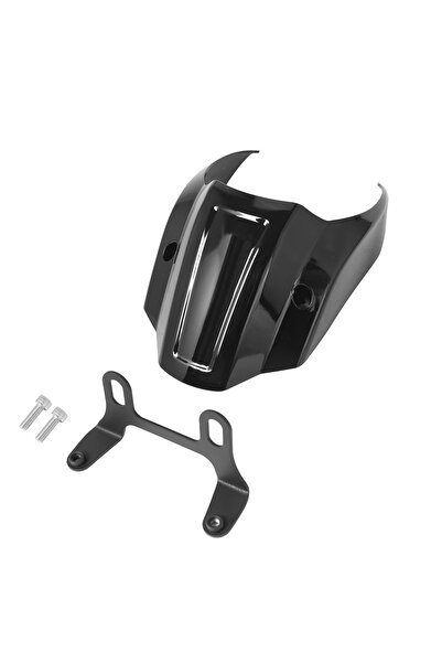 Choice غطاء غطاء المصباح الأمامي للدراجات النارية باللون الأسود اللامع مناسب لدراجات هارلي سوفتيل ستريت