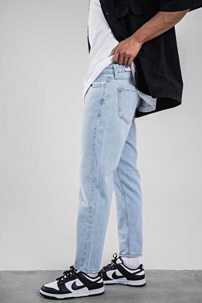 NOMARC 16361 Blugi albaștri Boyfriend Fit