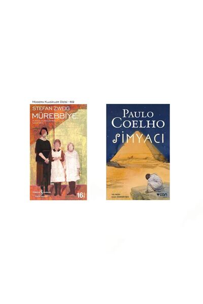 TÜRKİYE İŞ BANKASI KÜLTÜR YAYINLARI Mürebbiye (Stefan Zweig) - Simyacı (Paulo...