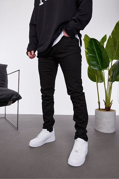 NOMARC 3828 Slim Fit Μαύρα Τζιν