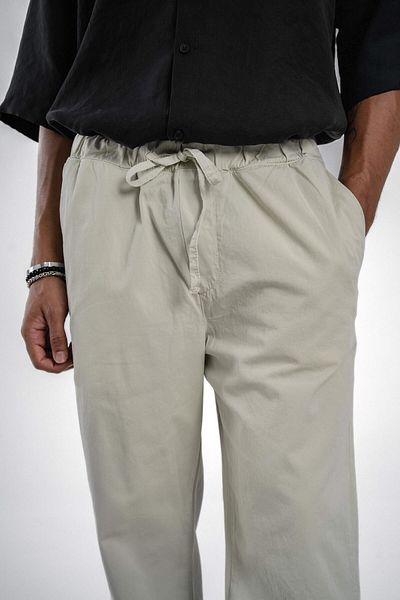 NOMARC Παντελόνι Green Gabardine - Loose Fit