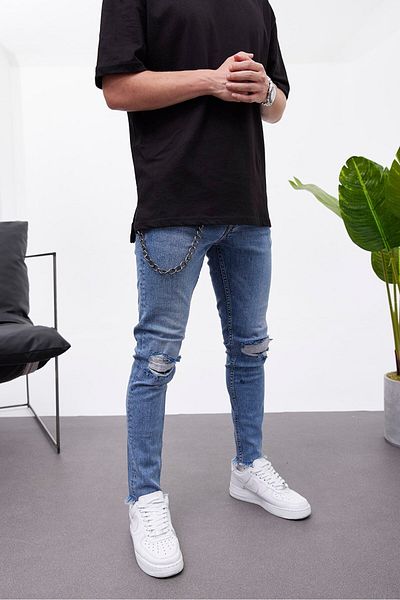 NOMARC Crop Leg Slim τζιν Jean 3700-1