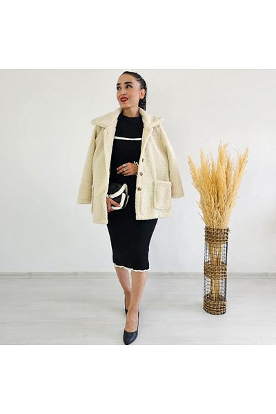 Altı Üstü Butik Jachetă de pluș cu buzunar