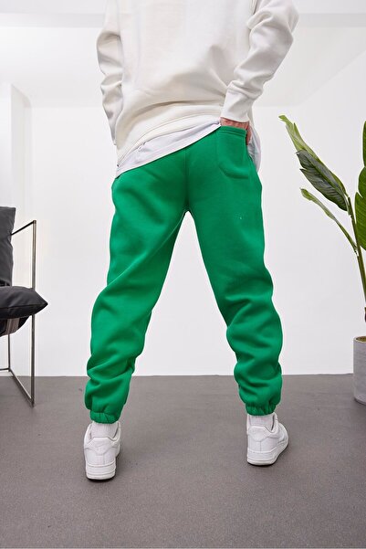 NOMARC Ανδρικό πράσινο παντελόνι με λεπτομέρεια από κορδόνι