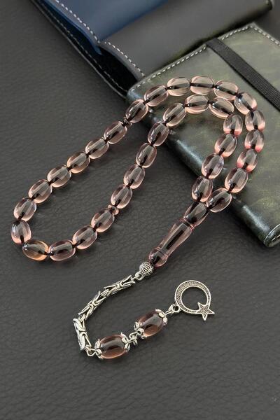 TESBİHKENTİ Mărgele de rugăciune de chihlimbar de foc cu ton deschis