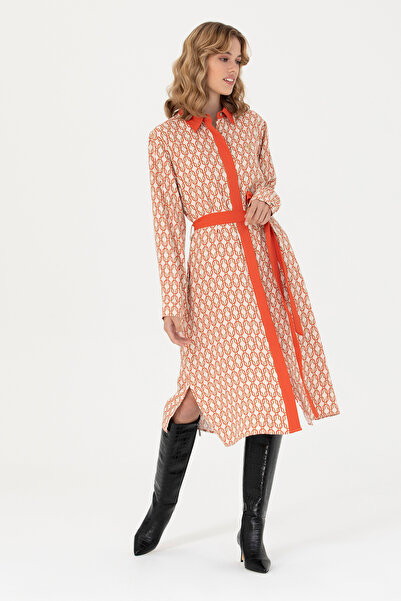 U.S. Polo Assn. Women's Cream Woven Dress 50271172-Vr071