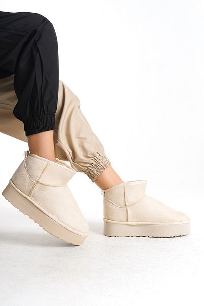 Limeo Γυναικείες μπότες W Classic Suede ψηλή σόλα