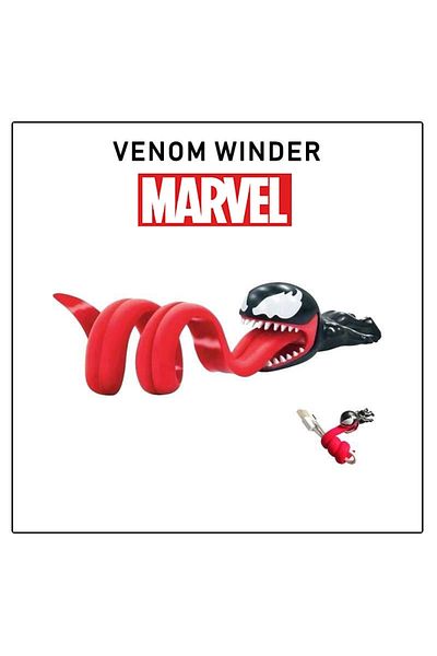 Choice 12cm White Marvel The Avengers Venom Usb Wired Data Cable Holder Protective Case Car Motorcycle Acce