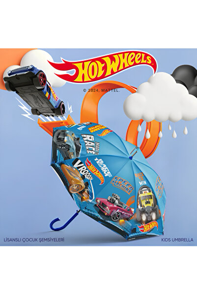 HOT WHEELS Lisanslı Lüx Bardak Şemsiye