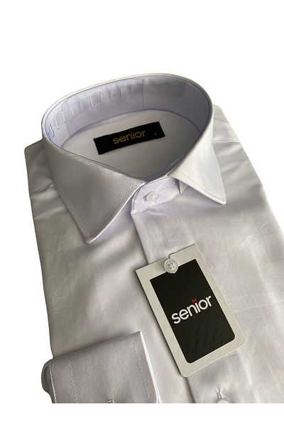 SENİOR Men's Lycra Cotton Satin Shirt