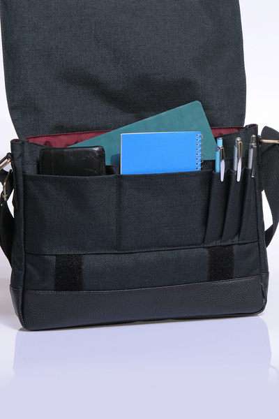 By Hakan Gk16 Postman Reclining Crossbody Bag Black