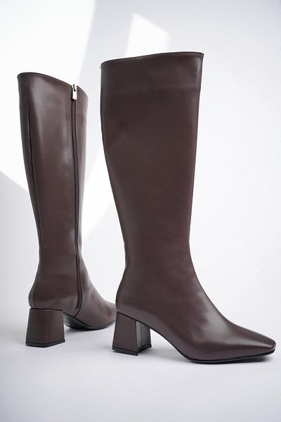 MUGGO KAROLINE garantierte Damenstiefel mit stumpfer Zehenpartie und seitlichem Reißverschluss
