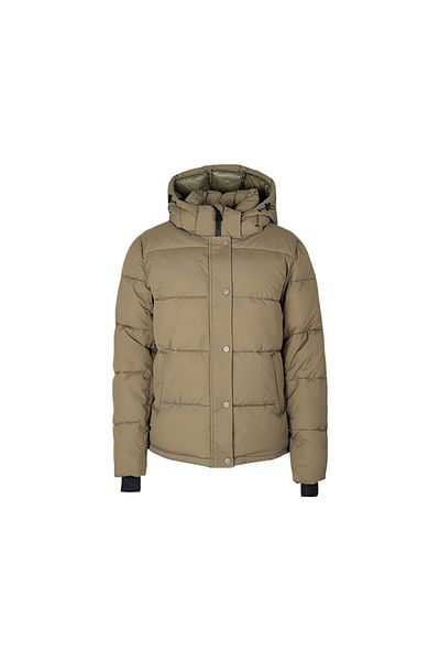 ONLY Onlann Premium Women's Puffer Coat - Casual, Khaki, 15287909 -Kalamata
