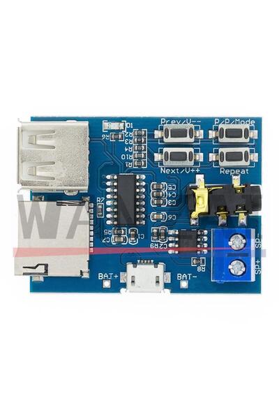 Choice 1pcs TF card U disk MP3 Format decoder board module amplifier decoding...