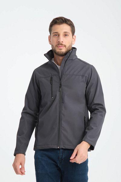 H&A İSTANBUL Ανδρικό παλτό Softshell - Αδιάβροχο και αντιανεμικό, Fleece εσωτερικά