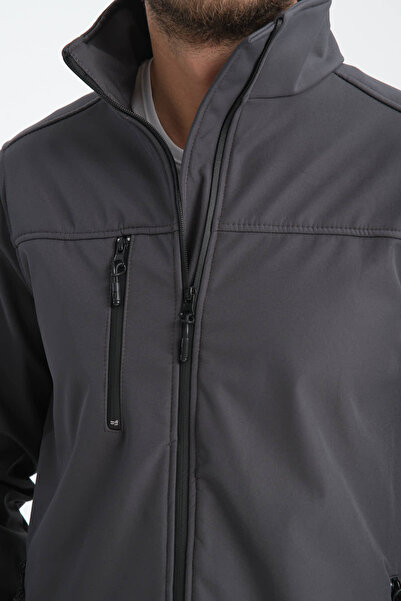 H&A İSTANBUL Ανδρικό παλτό Softshell - Αδιάβροχο και αντιανεμικό, Fleece εσωτερικά