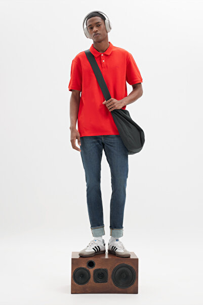 Lee Rider Slim Fit Narrow Cut Изпрани сини гъвкави дънки с нормална талия