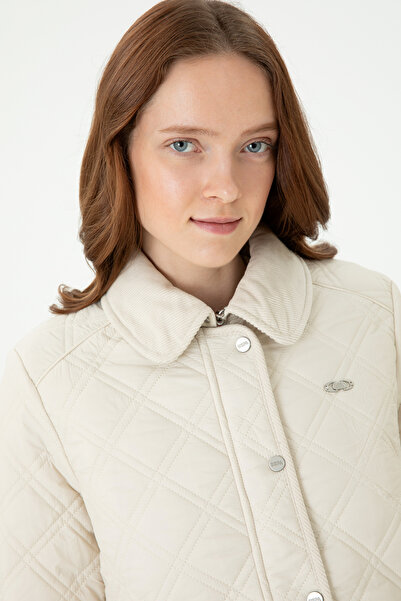 U.S. Polo Assn. Stone Colored Women's Coat 50271106 -Vr049